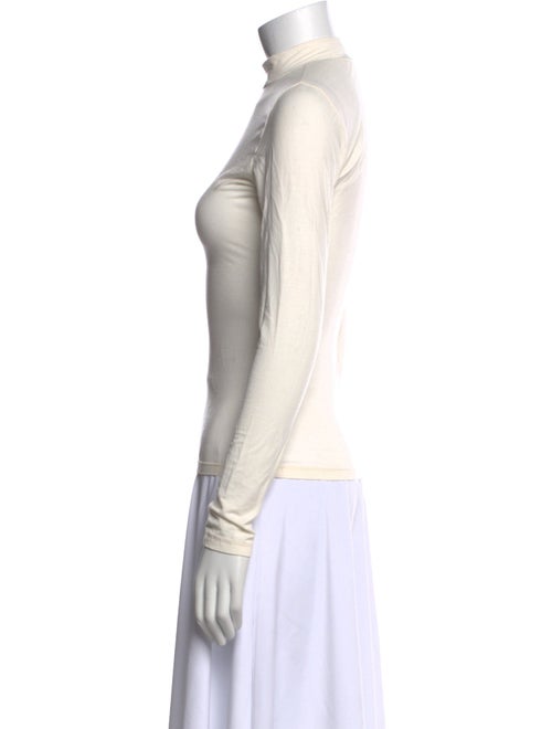 Reformation Mock Neck Long Sleeve Sweatshirt