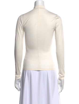 Reformation Mock Neck Long Sleeve Sweatshirt