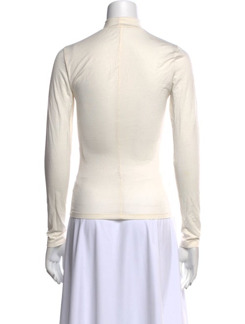 Reformation Mock Neck Long Sleeve Sweatshirt