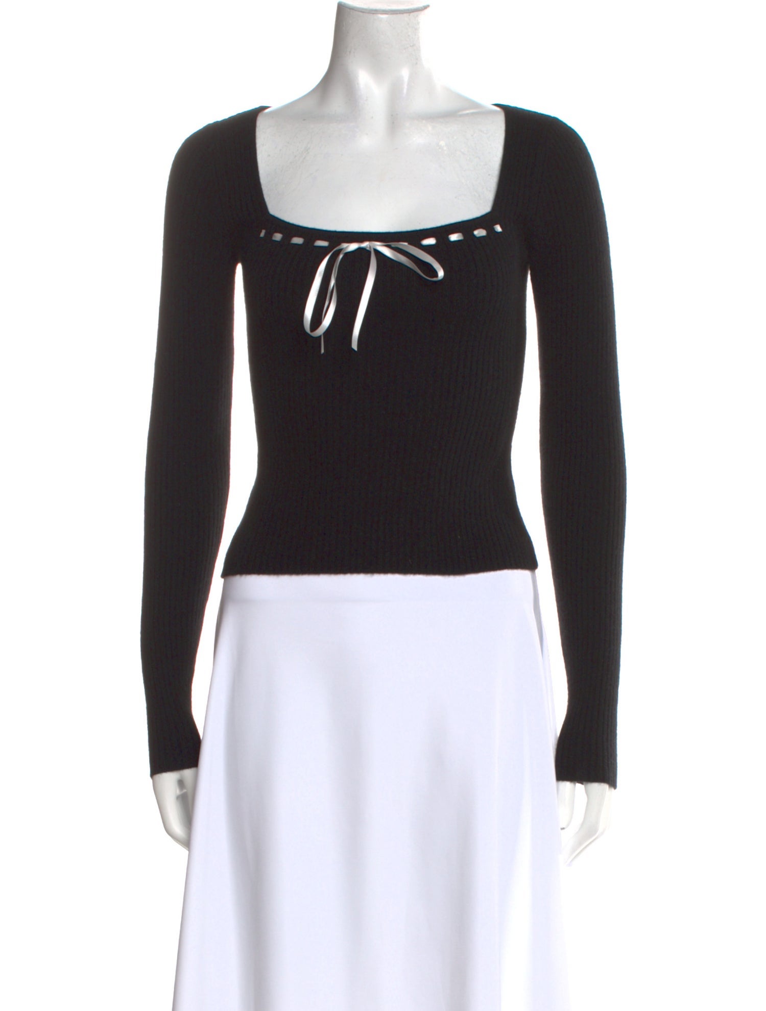 Reformation Cashmere Graphic Print Sweater