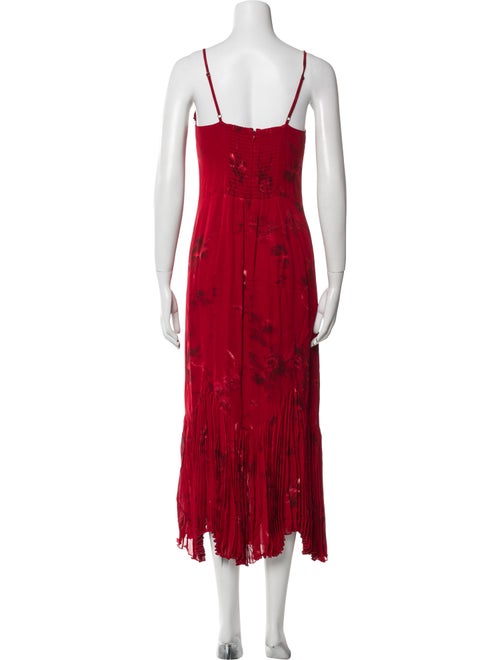 Reformation Floral Print Long Dress