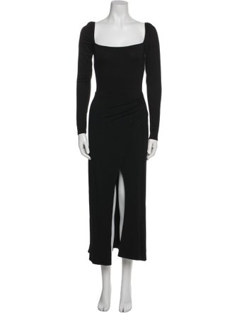 Reformation Square Neckline Long Dress