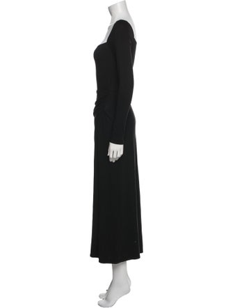 Reformation Square Neckline Long Dress