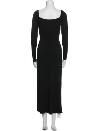 Reformation Square Neckline Long Dress