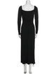 Reformation Square Neckline Long Dress