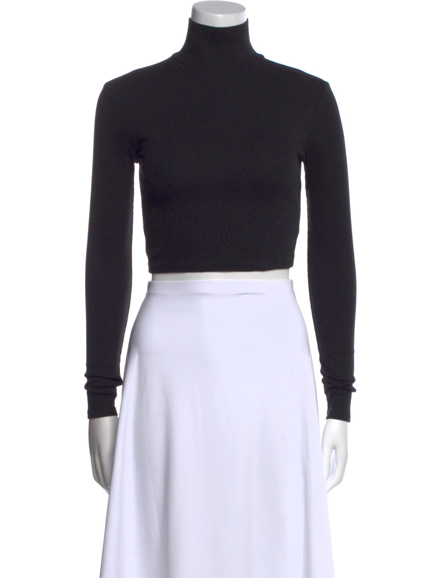 Reformation Turtleneck Long Sleeve Crop Top