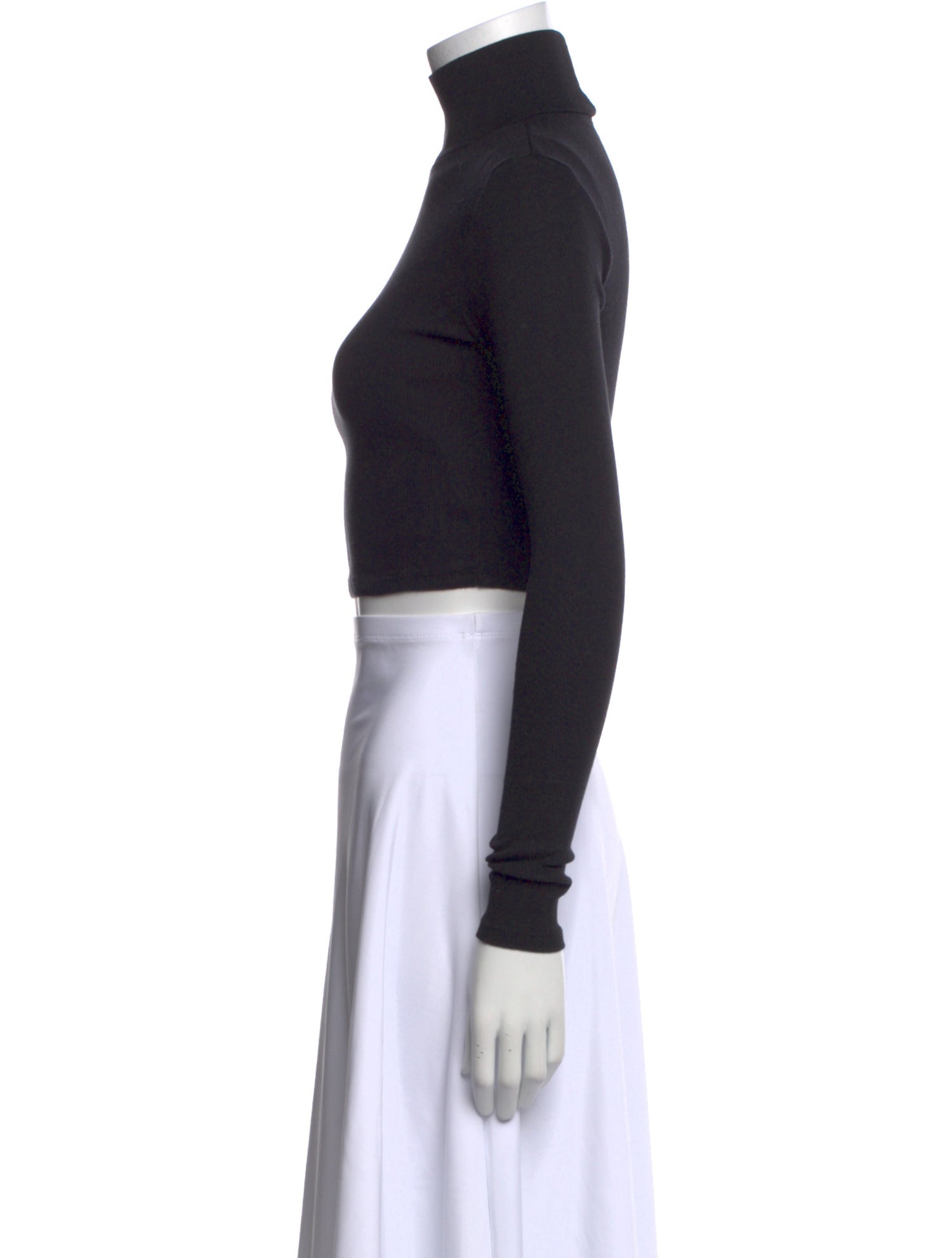 Reformation Turtleneck Long Sleeve Crop Top