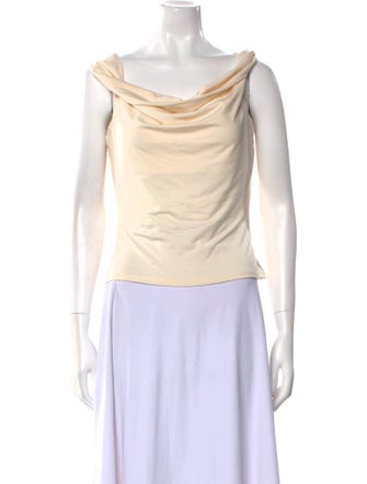 Reformation Cowl Neck Sleeveless Top
