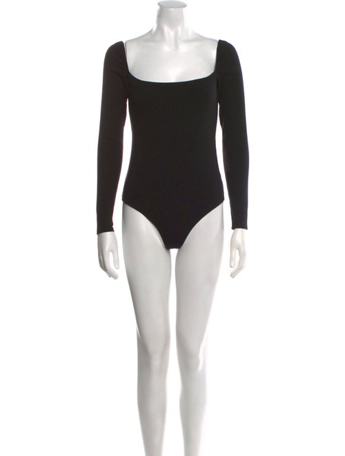 Reformation Square Neckline Long Sleeve Bodysuit