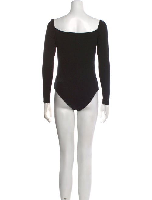 Reformation Square Neckline Long Sleeve Bodysuit