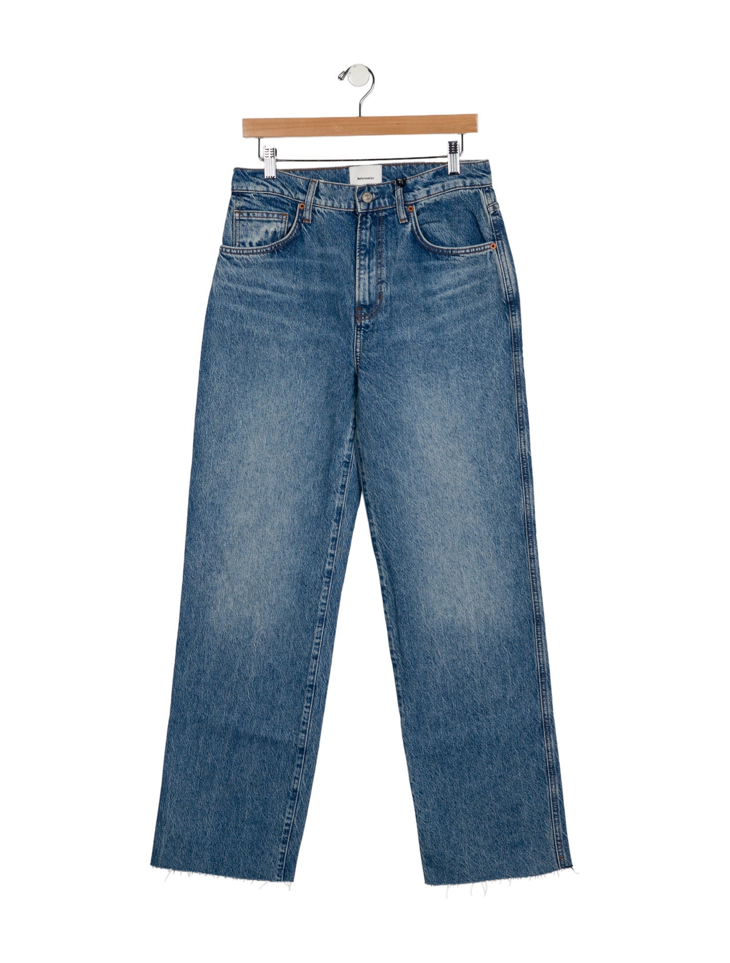 Reformation Mid-Rise Wide Leg Jeans w/ Tags
