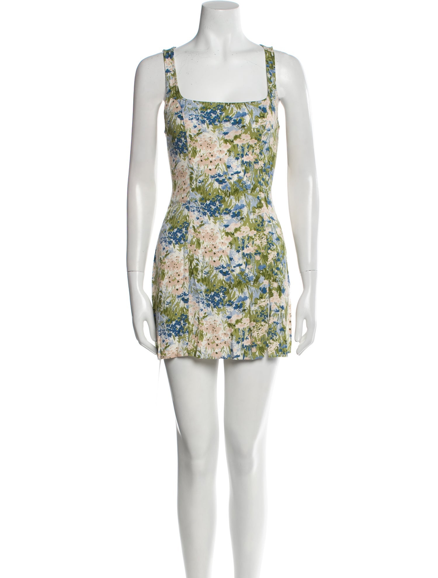 Reformation Floral Print Mini Dress