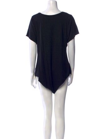 Reformation Scoop Neck Short Sleeve Bodysuit