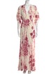 Reformation Floral Print Long Dress