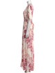Reformation Floral Print Long Dress