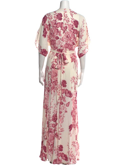 Reformation Floral Print Long Dress