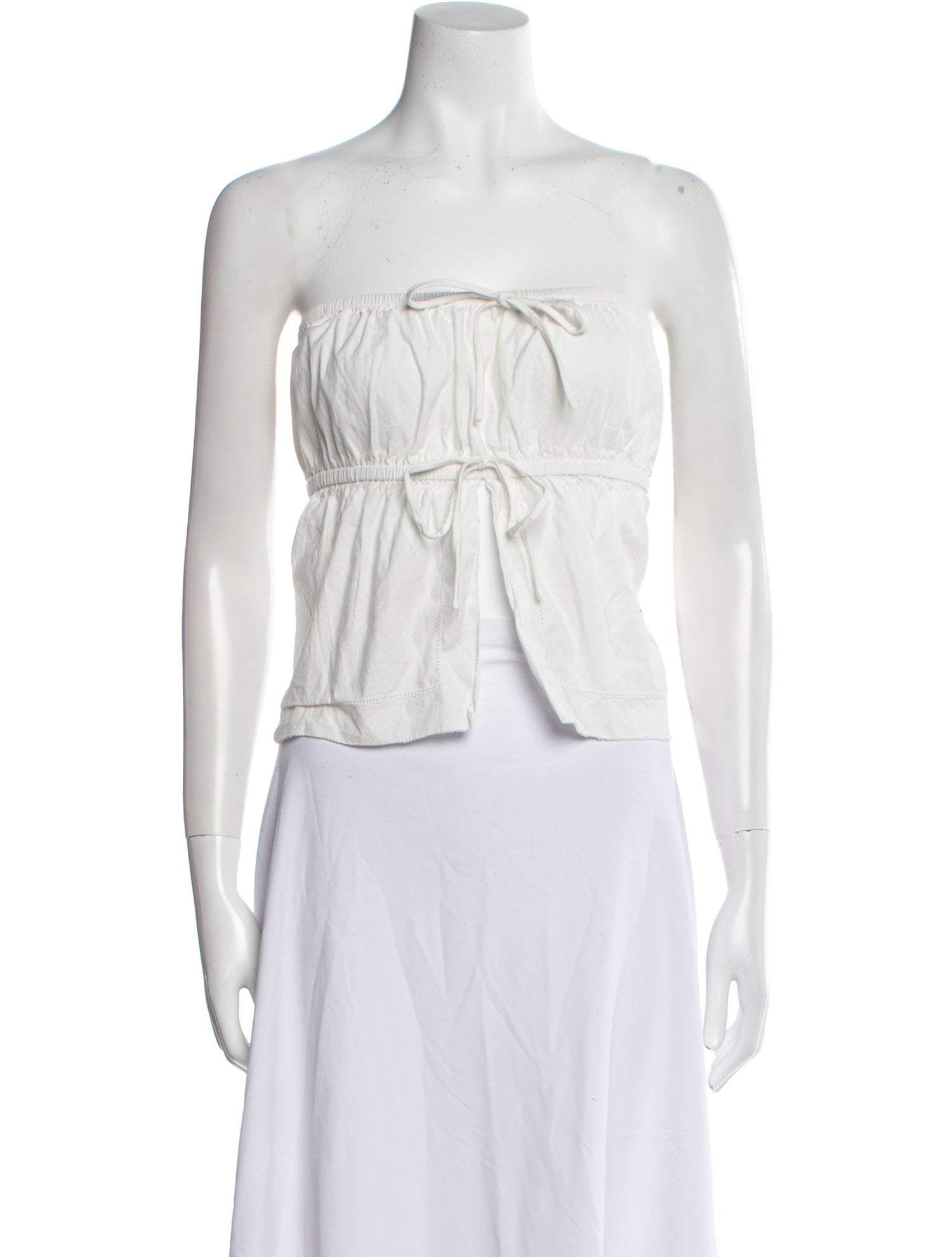 Reformation Strapless Crop Top