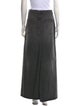 Reformation Distressed Accents Long Skirt