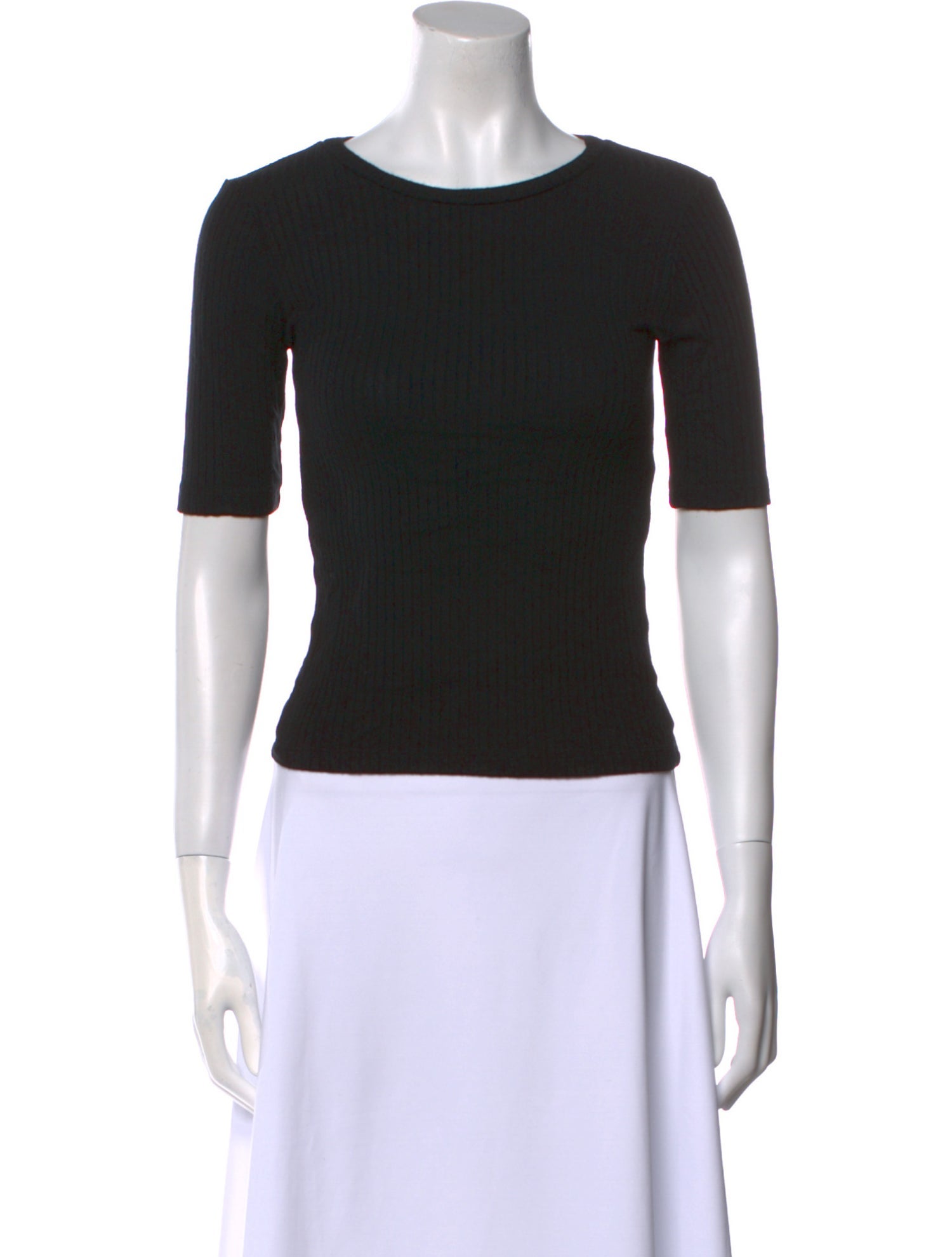 Reformation Bateau Neckline Short Sleeve T-Shirt