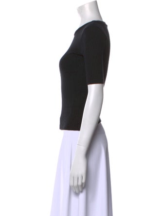 Reformation Bateau Neckline Short Sleeve T-Shirt