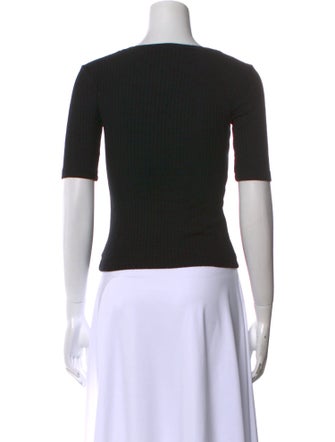 Reformation Bateau Neckline Short Sleeve T-Shirt