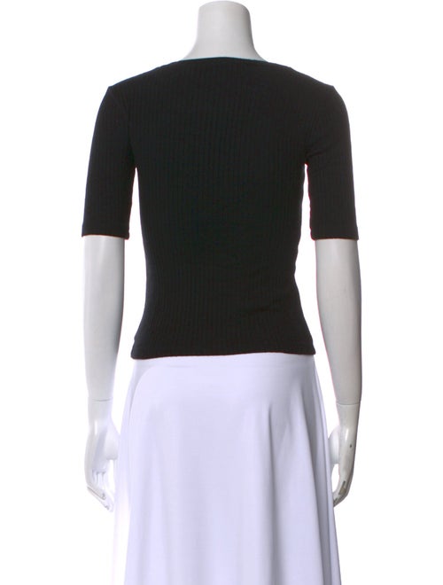 Reformation Bateau Neckline Short Sleeve T-Shirt