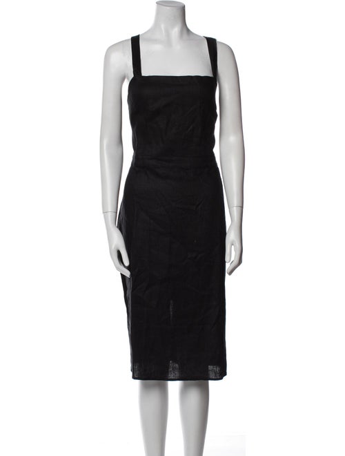 Reformation Linen Midi Length Dress