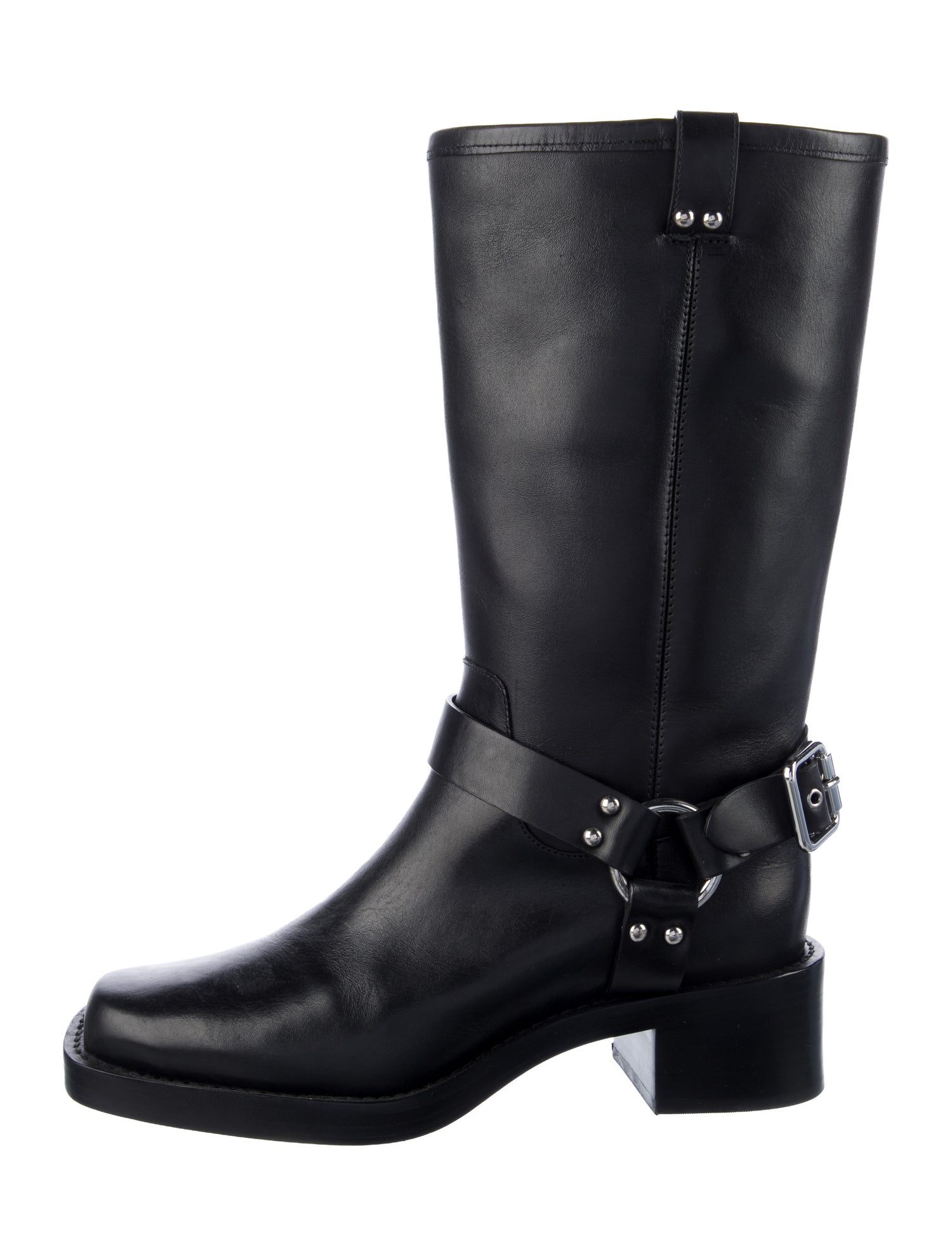 Reformation Leather Moto Boots