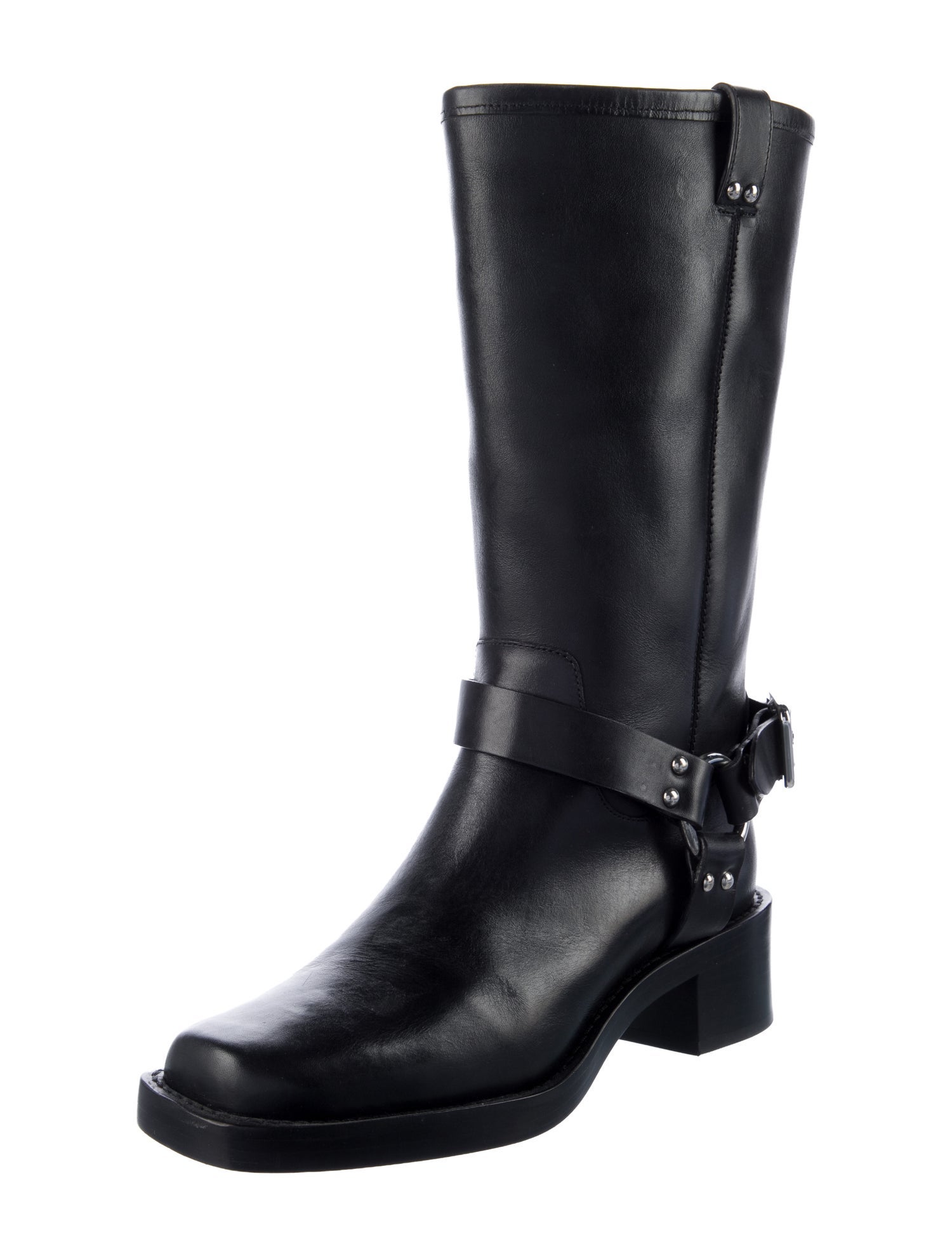 Reformation Leather Moto Boots