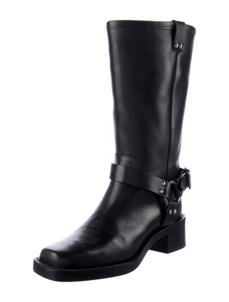 Reformation Leather Moto Boots
