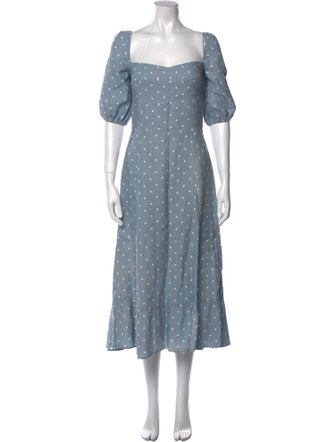 Reformation Linen Long Dress
