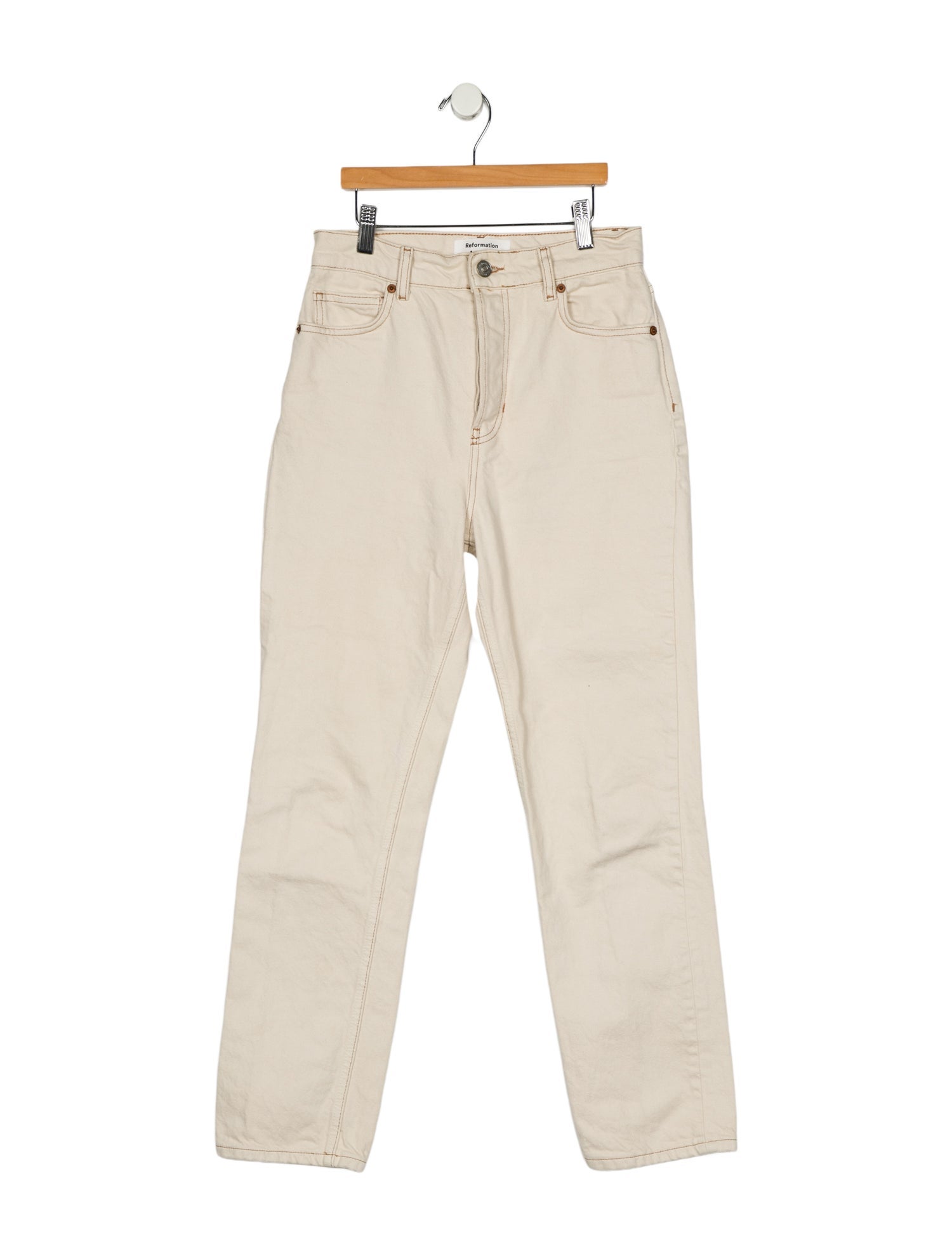 Reformation High-Rise Straight Leg Jeans