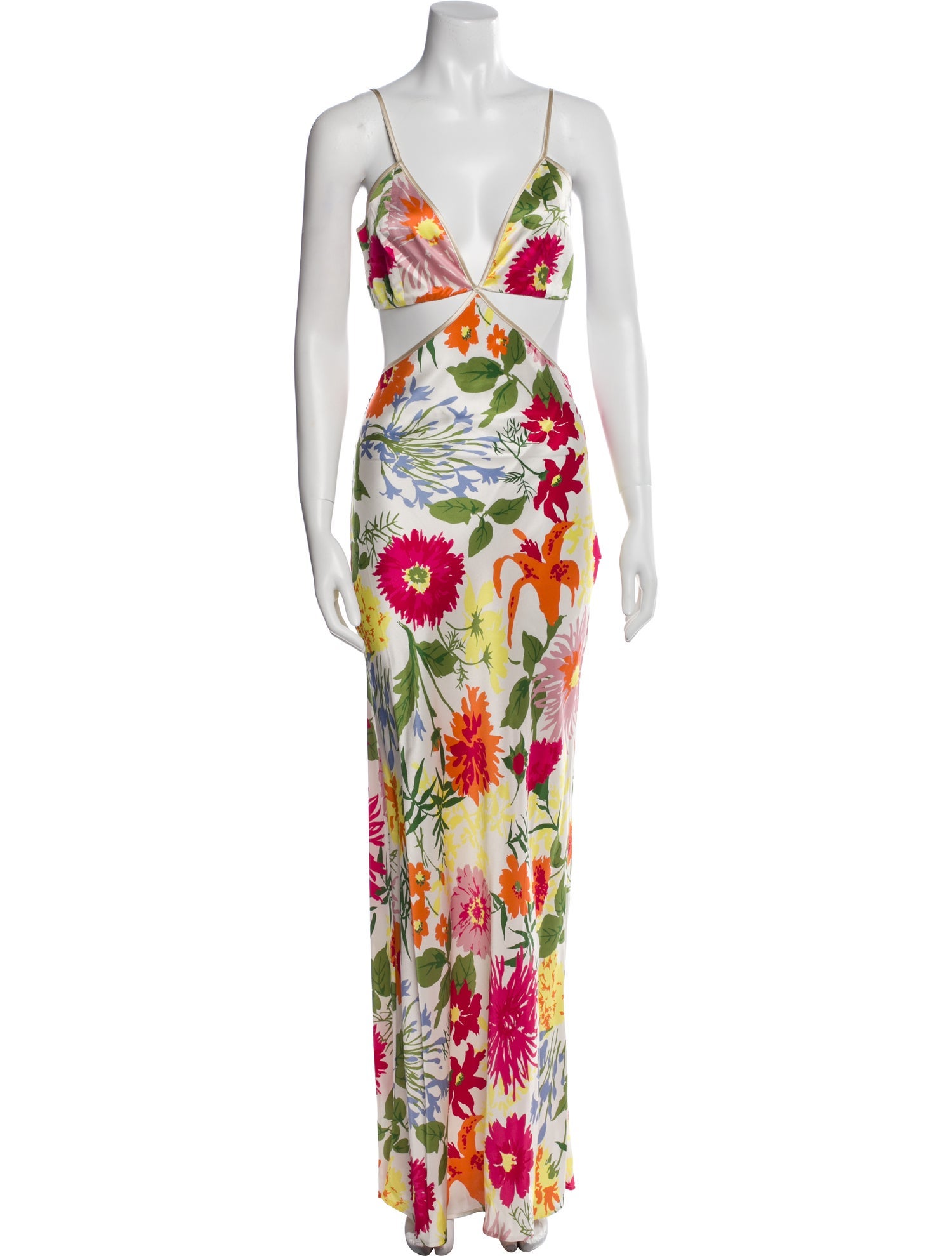 Reformation Silk Long Dress w/ Tags