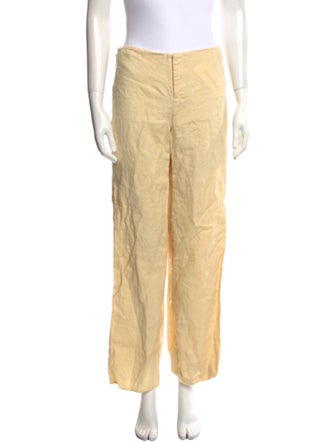 Reformation Linen Straight Leg Pants