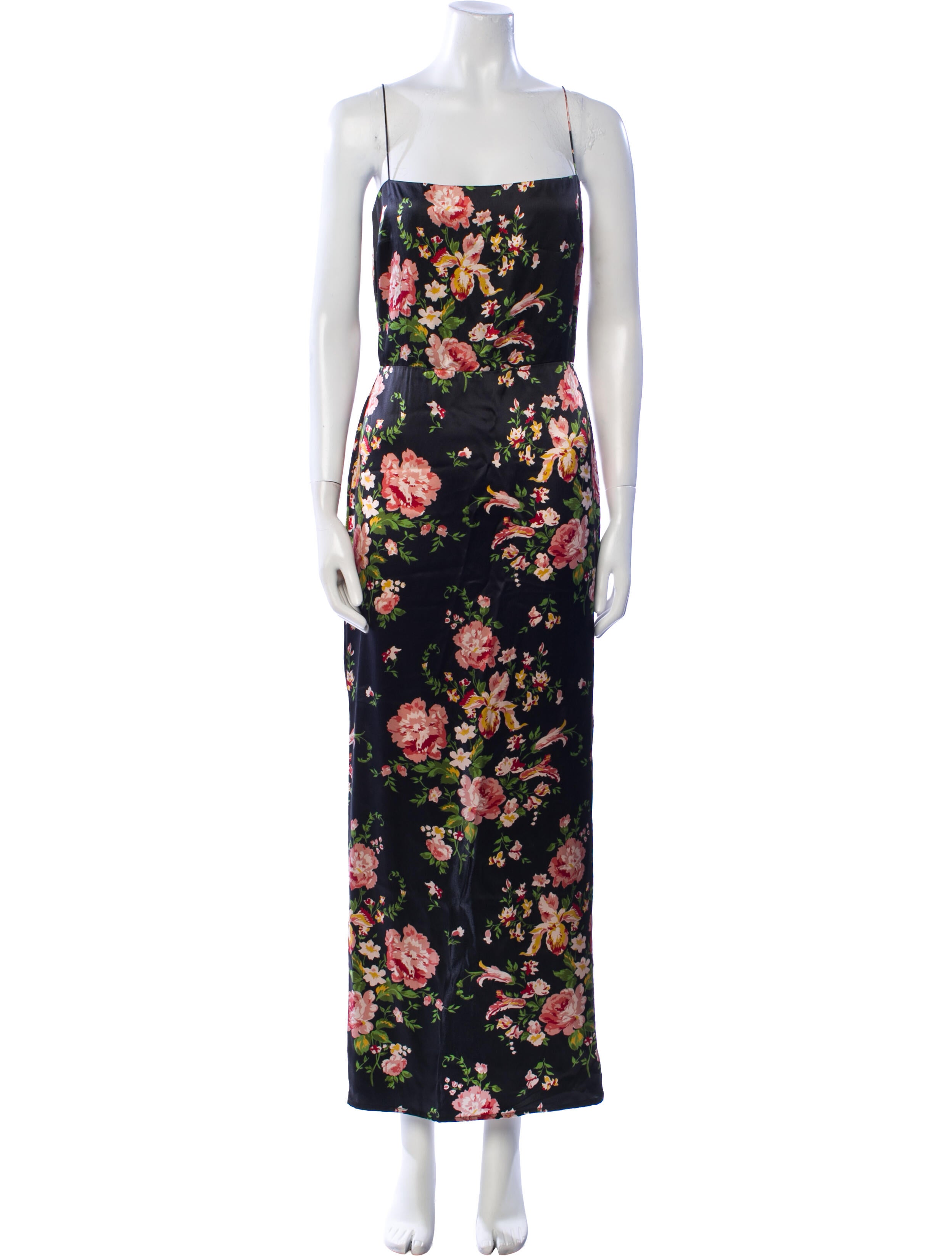 Reformation Silk Long Dress