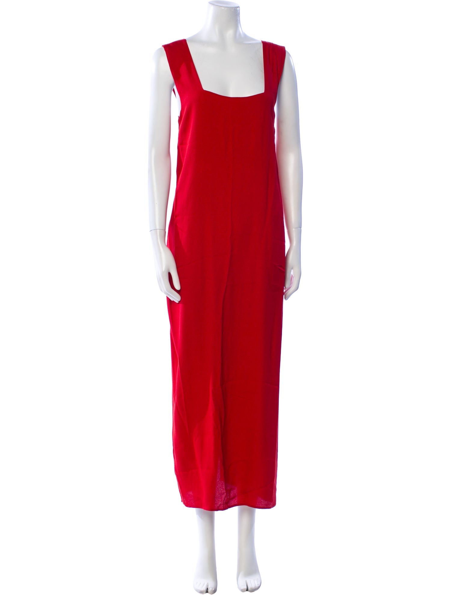 Reformation Square Neckline Long Dress