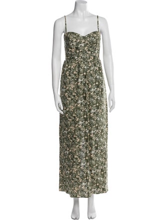 Reformation Linen Long Dress