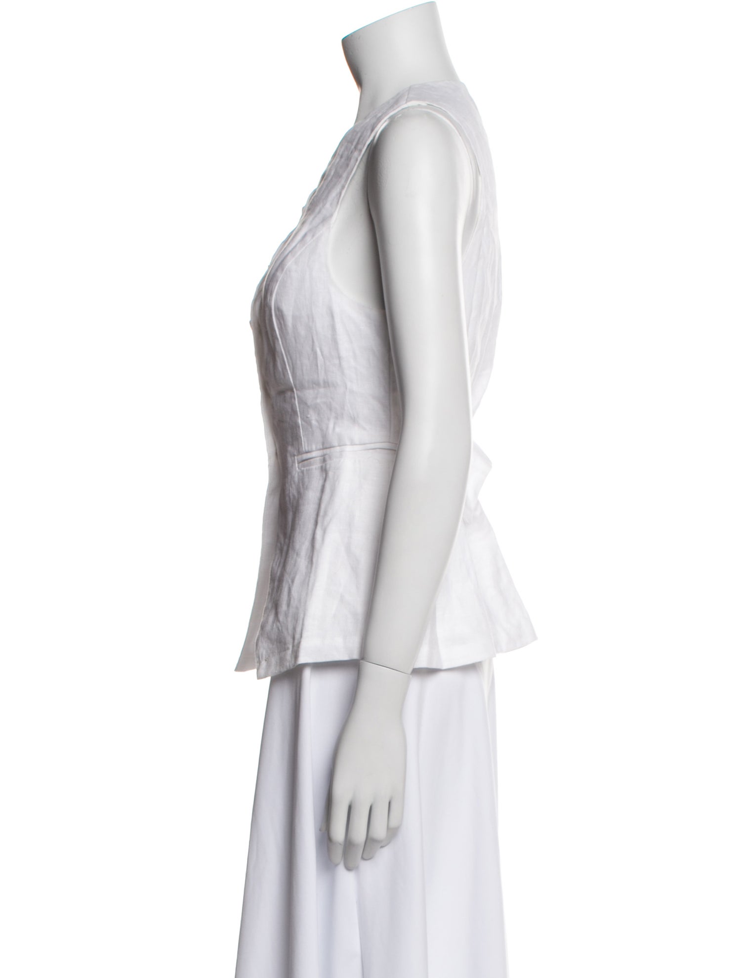 Reformation Linen Sleeveless Top