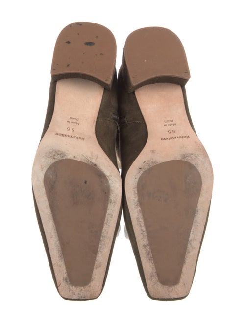 Reformation Suede Sock Boots
