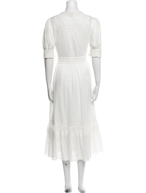 Reformation V-Neck Long Dress