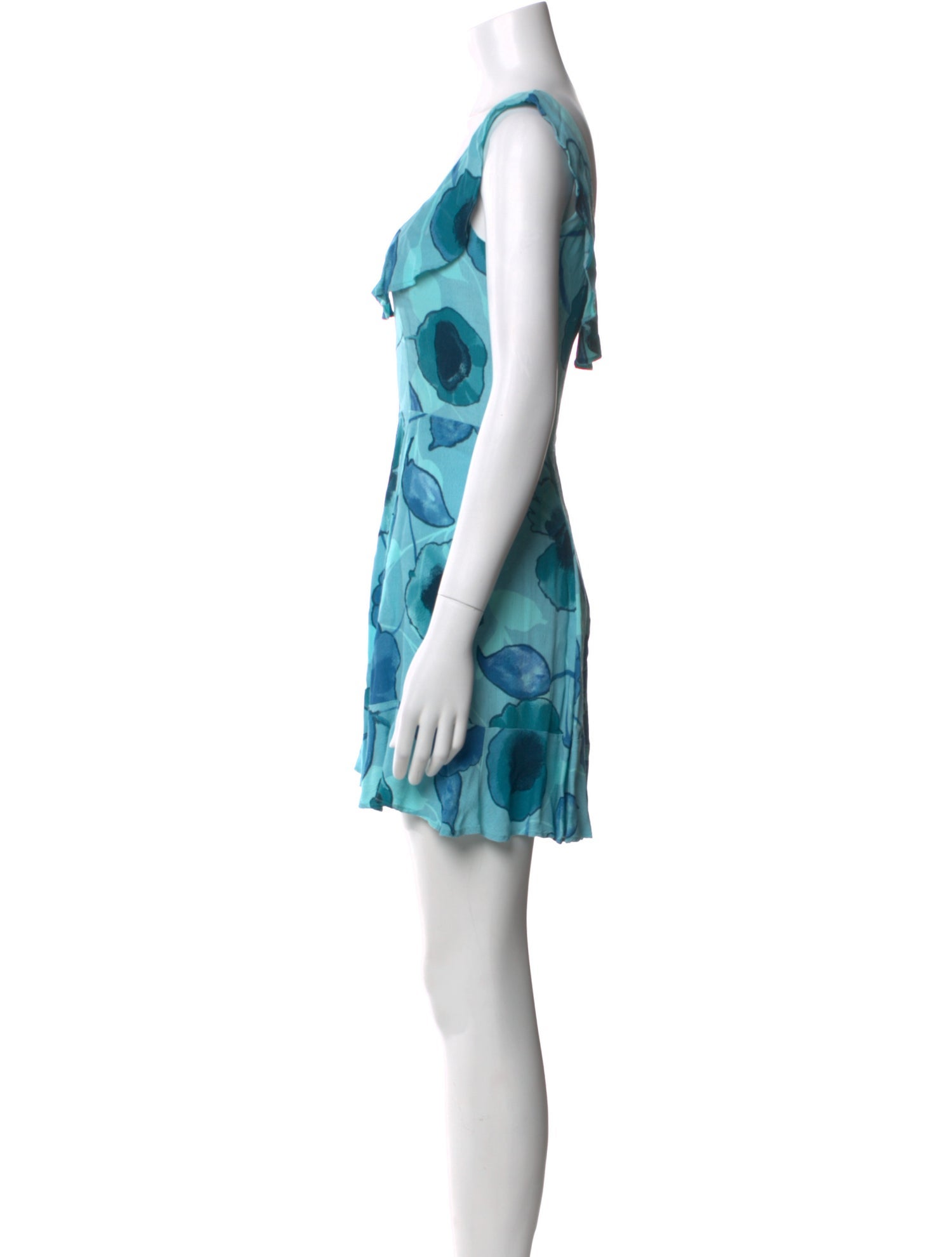 Reformation Floral Print Mini Dress