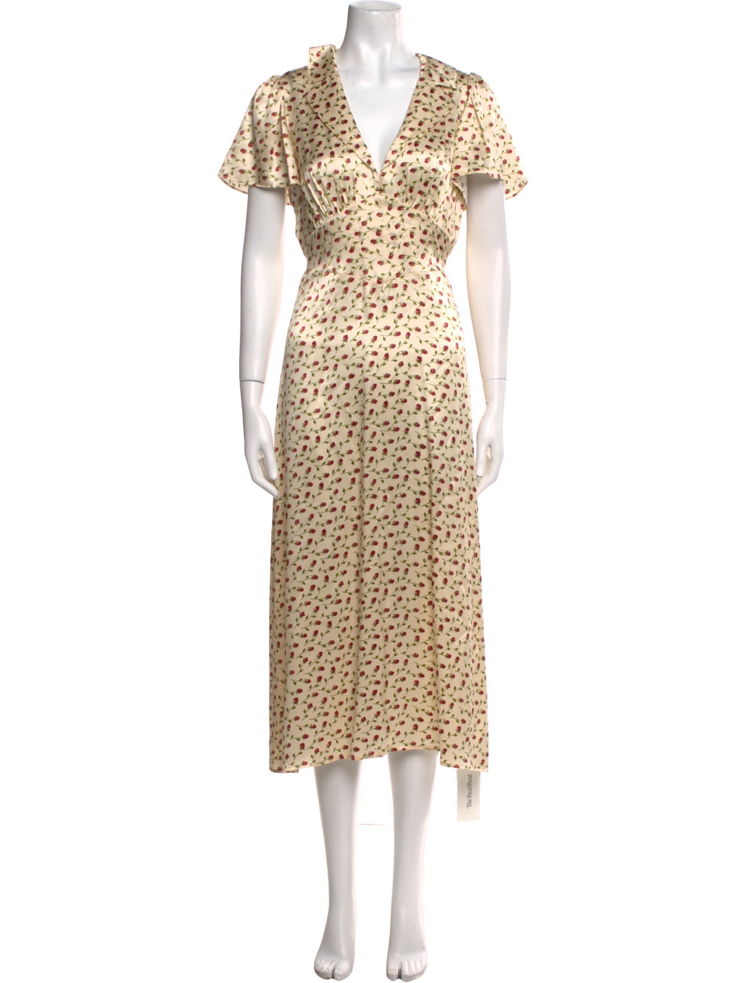 Reformation Silk Long Dress