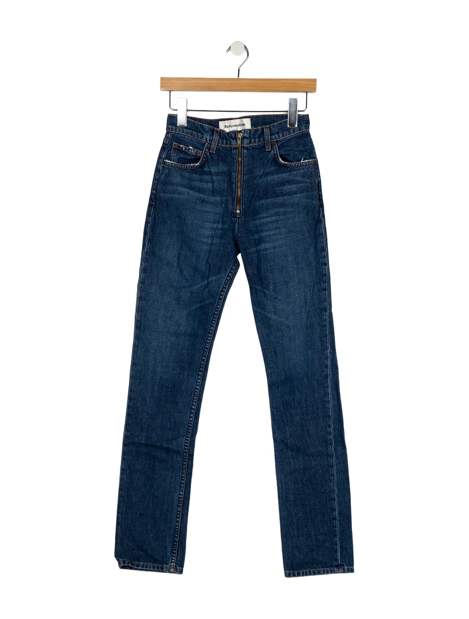 Reformation High-Rise Straight Leg Jeans