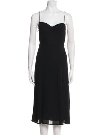 Reformation Strapless Midi Length Dress
