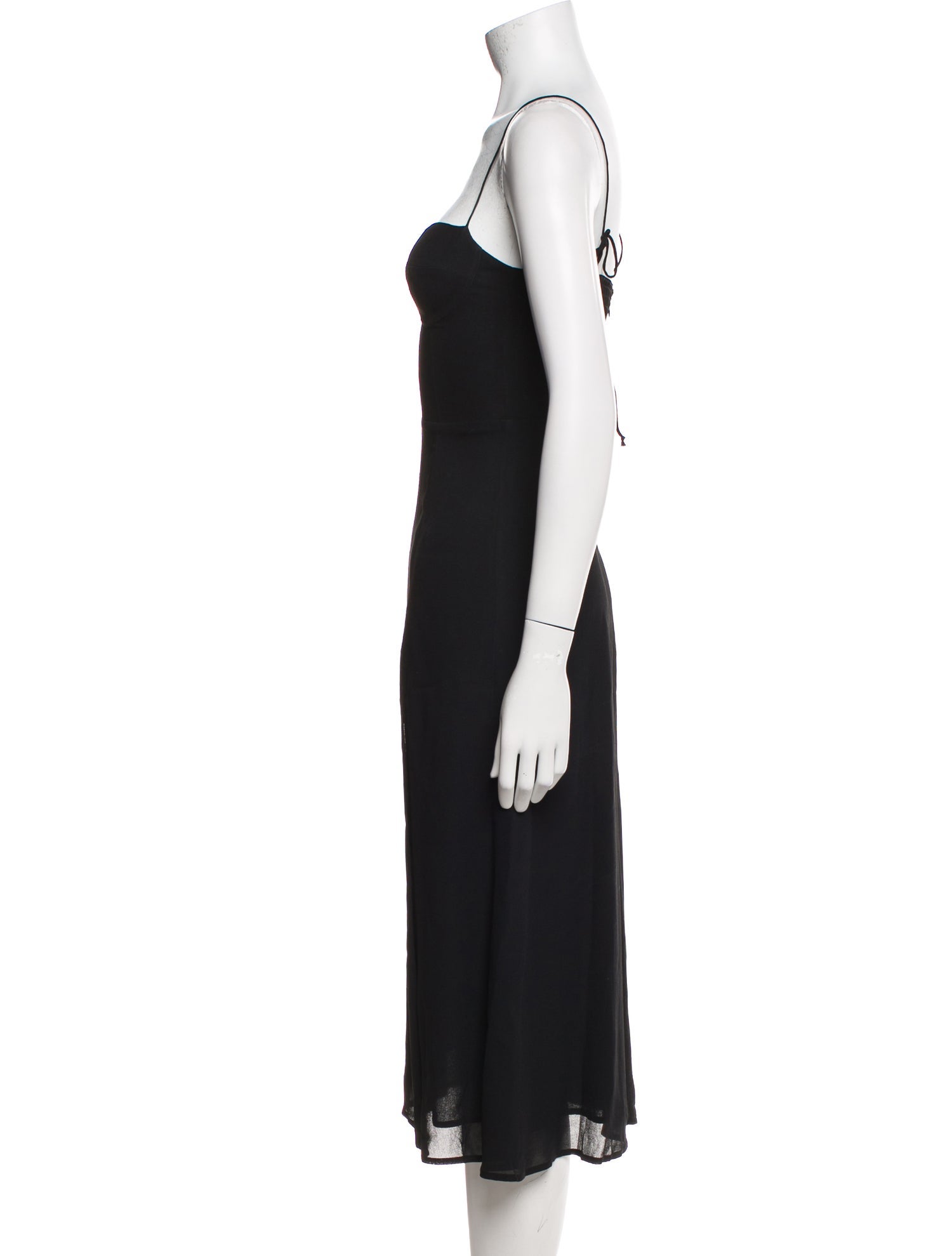 Reformation Strapless Midi Length Dress