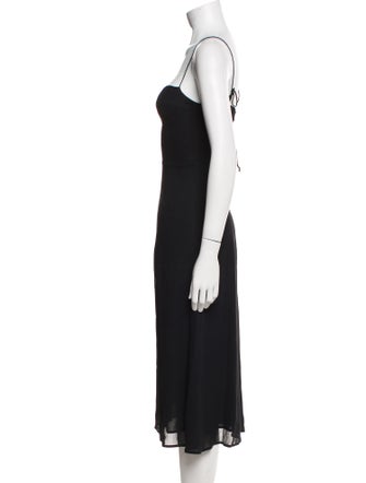 Reformation Strapless Midi Length Dress