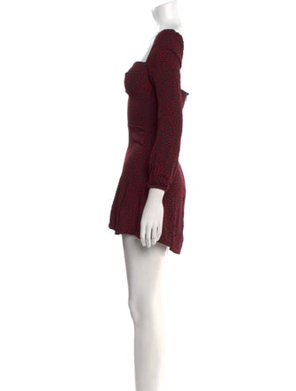 Reformation Printed Mini Dress