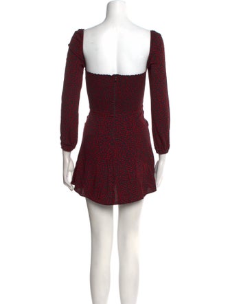 Reformation Printed Mini Dress