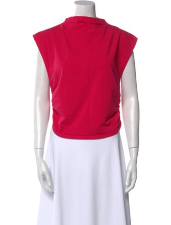 Reformation Cowl Neck Sleeveless Crop Top