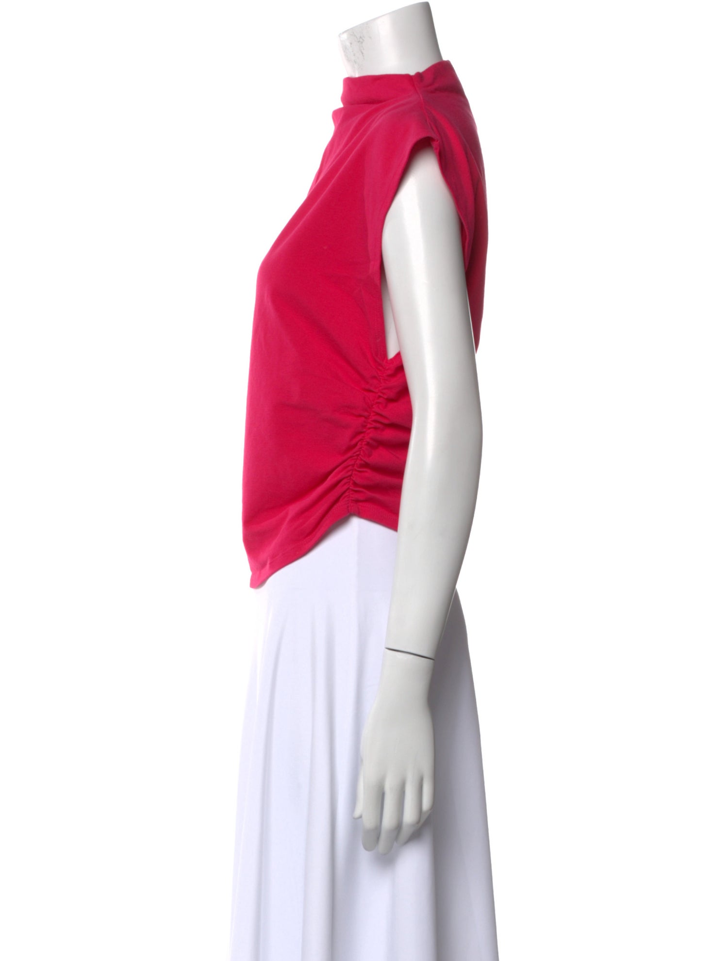 Reformation Cowl Neck Sleeveless Crop Top